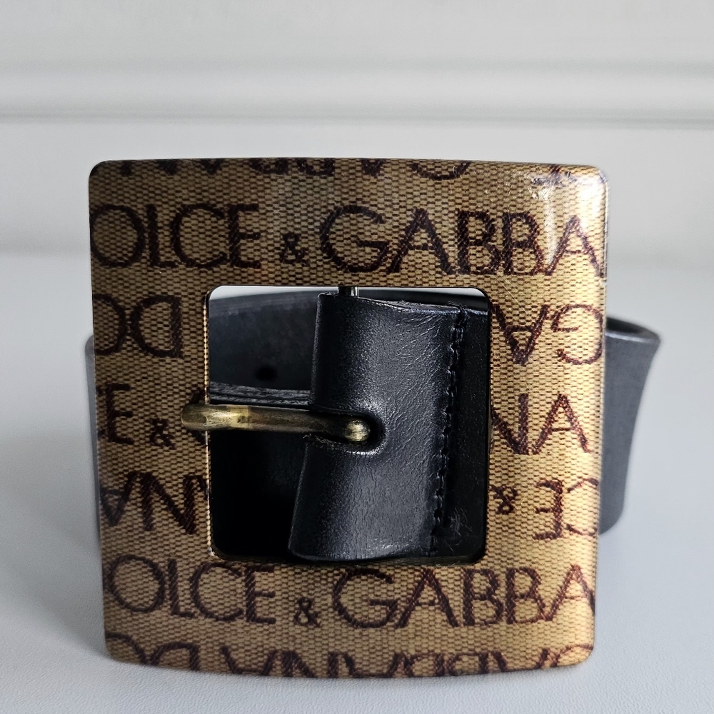Dolce & Gabbana Black Leather Belt - 90/36 - Picture 6 of 13